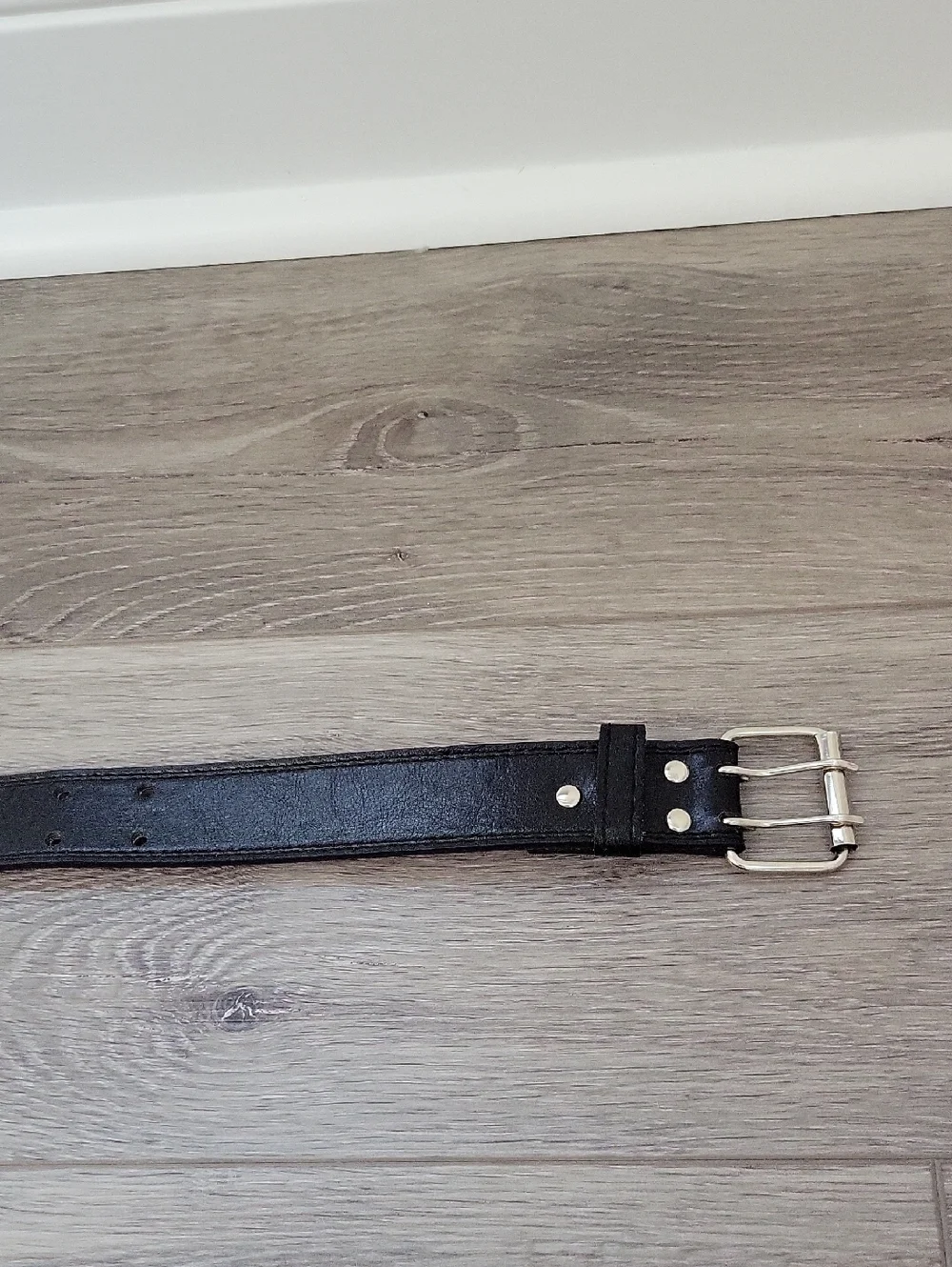 Barbados Genuine Leather Black Belt Size Medium [ 34-36 ]